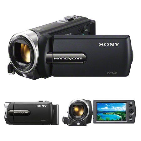 Handycam Sony DCR - SX21E + Memory 4GB